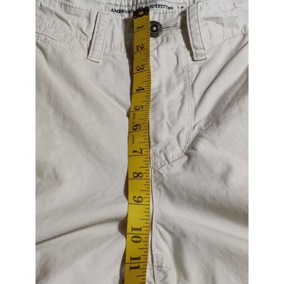 Men's American Eagle "Prep Length" Khaki Chino Shorts W33 X L9,  9" Inseam. - Picture 11 of 12